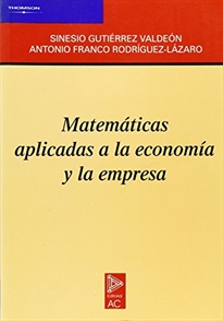 Portada del libro Matemáticas aplicadas a la economía y la empresa