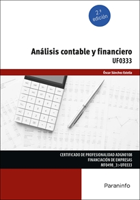 Portada del libro UF0333 - Análisis contable y financiero