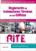Portada del libro RITE. Reglamento de instalaciones térmicas en los edificios 8.ª edición 2021