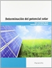 Portada del libro UF0212 - Determinación del potencial solar