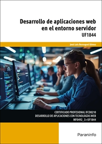 Portada del libro UF1844 - Desarrollo de aplicaciones web en el entorno servidor