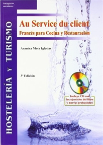 Portada del libro Au service du client. Francés para cocina y restauración