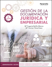 Portada del libro Gestión de la documentación jurídica y empresarial 4.ª edición 2024 