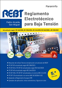 Portada del libro Reglamento electrotécnico para Baja Tensión  5.ª edición 2021