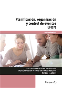 Portada del libro Planificación, organización y control de eventos