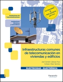 Portada del libro Infraestructuras comunes de telecomunicación en viviendas y edificios