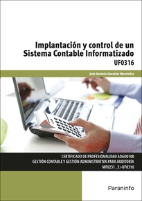 Portada del libro Implantación y control de un sistema contable informatizado