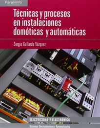 Portada del libro Técnicas y procesos en instalaciones domóticas y automáticas